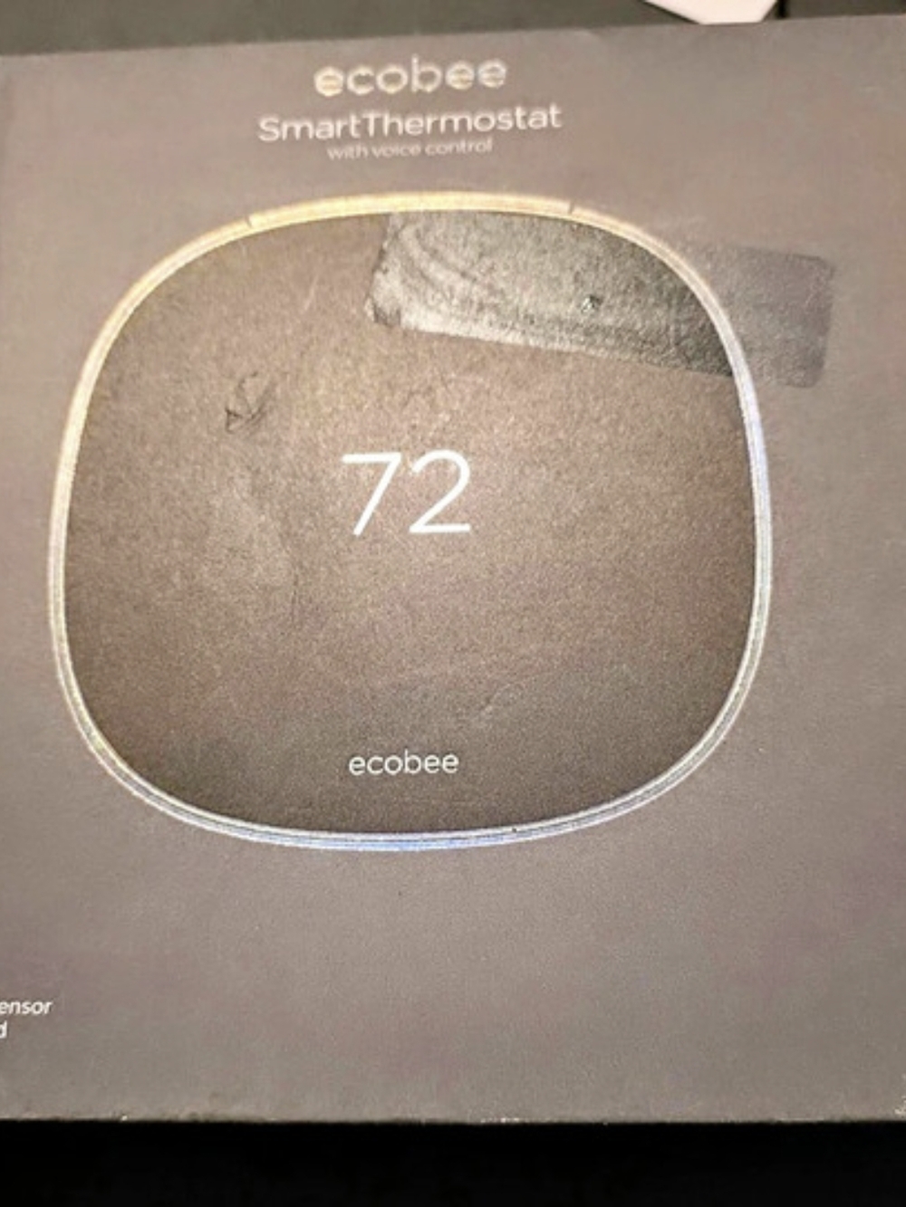 ecobee SmartThermostat with Voice Control + SmartSensor - Open Box